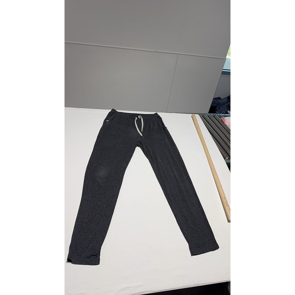 Vuori Mens Performance Jogger Pants Charcoal Gray Large Casual Activewear